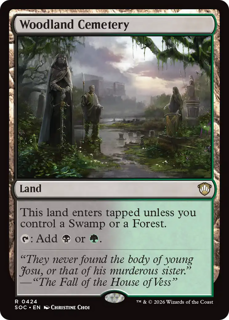 Woodland Cemetery [Secrets of Strixhaven Commander] | Empire Gaming NC