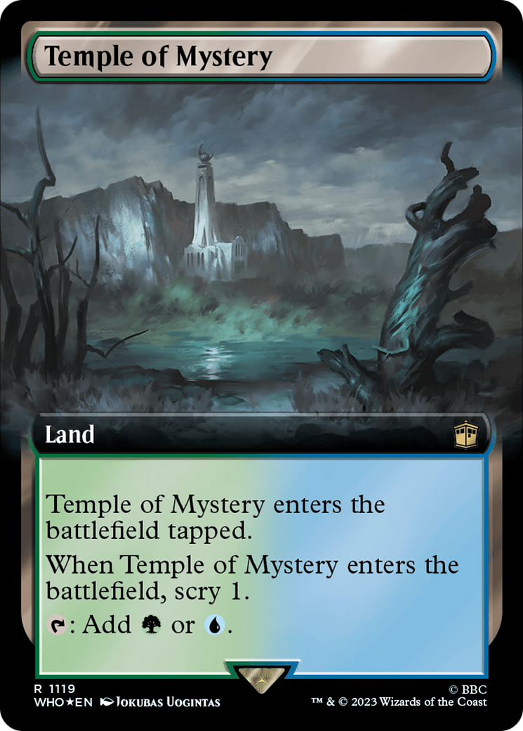 Temple of Mystery (Extended Art) (Surge Foil) [Doctor Who] | Empire Gaming NC