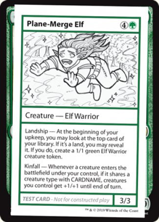 Plane-Merge Elf (2021 Edition) [Mystery Booster Playtest Cards] | Empire Gaming NC