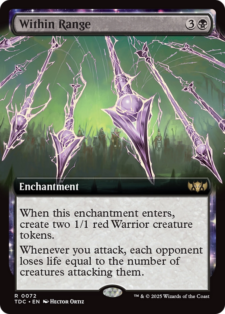 Within Range (Extended Art) [Tarkir: Dragonstorm Commander] | Empire Gaming NC