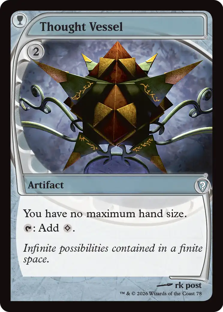 Thought Vessel (Future Sight) [Mystery Booster: Commander Edition] | Empire Gaming NC