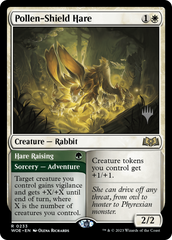 Pollen-Shield Hare // Hare Raising (Promo Pack) [Wilds of Eldraine Promos] | Empire Gaming NC