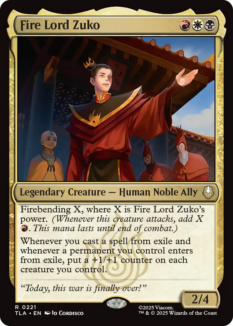 Fire Lord Zuko [Avatar: The Last Airbender] | Empire Gaming NC