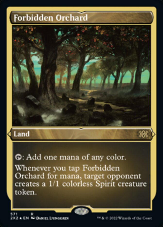 Forbidden Orchard (Foil Etched) [Double Masters 2022] | Empire Gaming NC