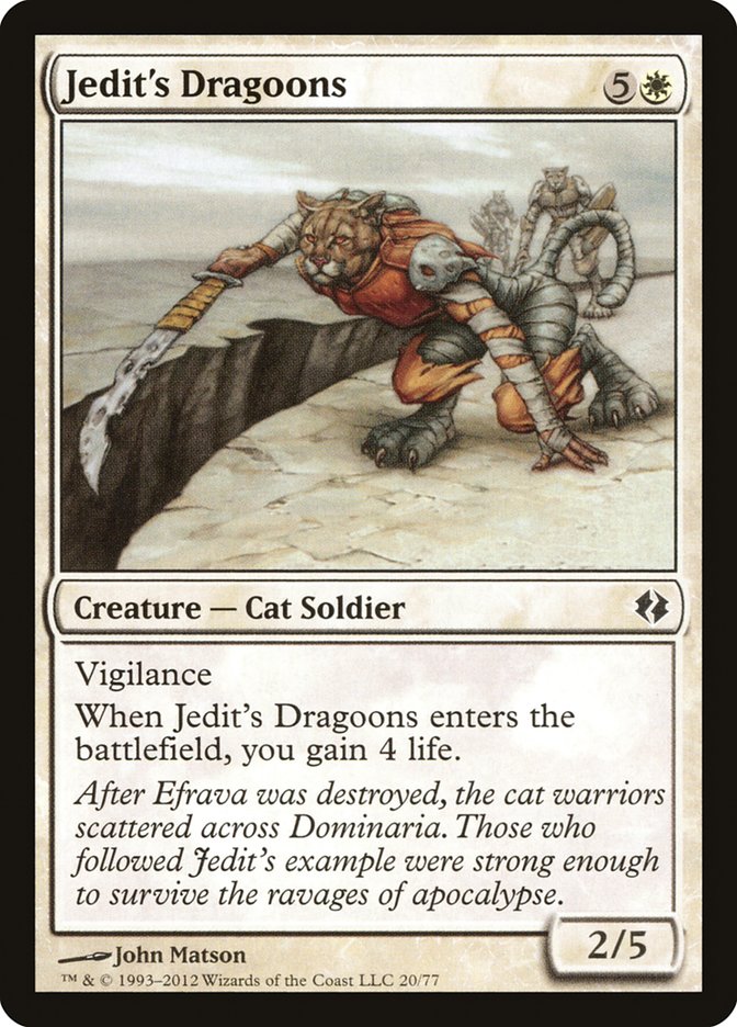 Jedit's Dragoons [Duel Decks: Venser vs. Koth] | Empire Gaming NC
