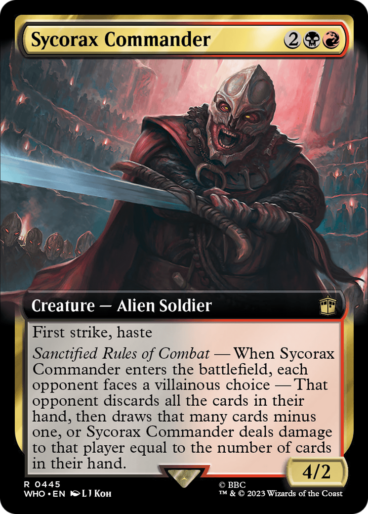 Sycorax Commander (Extended Art) [Doctor Who] | Empire Gaming NC