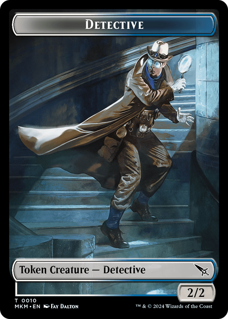 Detective // Imp Double-Sided Token [Murders at Karlov Manor Tokens] | Empire Gaming NC