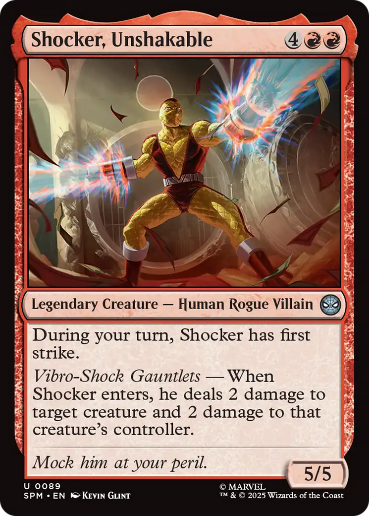 Shocker, Unshakable [Marvel's Spider-Man] | Empire Gaming NC