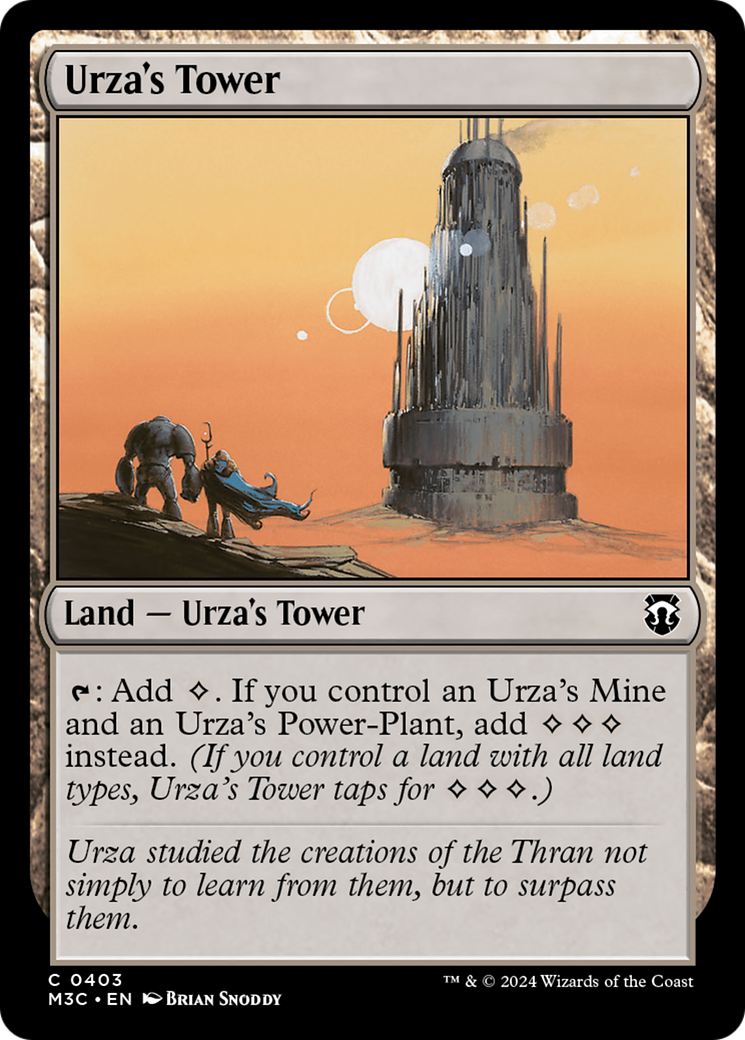 Urza's Tower (Ripple Foil) [Modern Horizons 3 Commander] | Empire Gaming NC