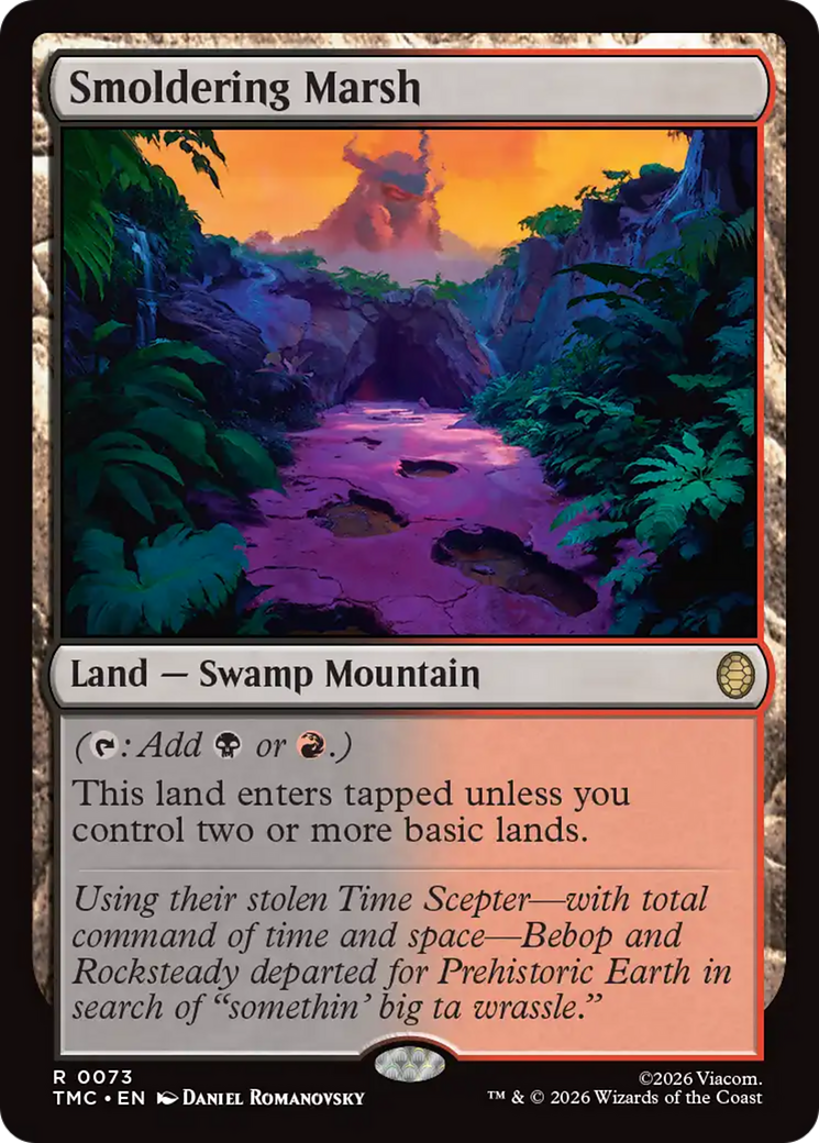 Smoldering Marsh [Teenage Mutant Ninja Turtles Commander] | Empire Gaming NC