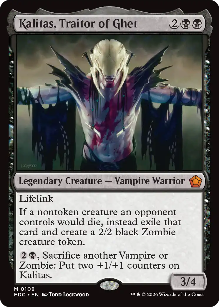 Kalitas, Traitor of Ghet [Foundations Commander] | Empire Gaming NC