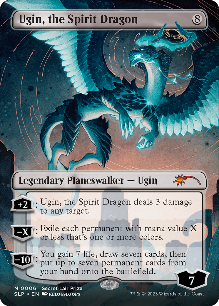 Ugin, the Spirit Dragon (Borderless) [Secret Lair Showdown] | Empire Gaming NC