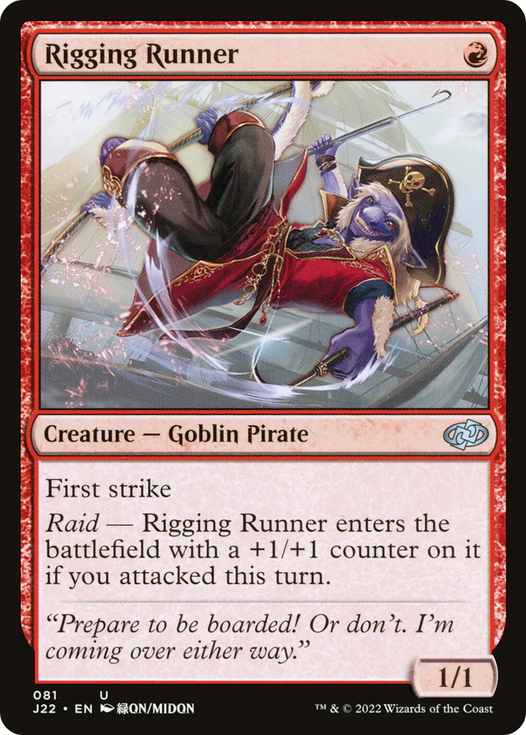 Rigging Runner [Jumpstart 2022] | Empire Gaming NC
