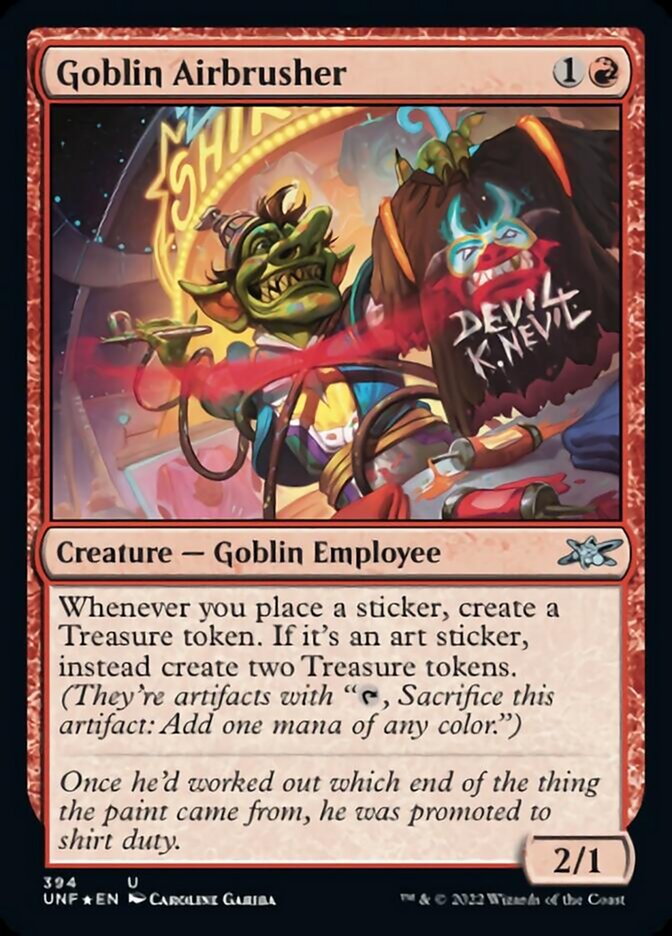 Goblin Airbrusher (Galaxy Foil) [Unfinity] | Empire Gaming NC