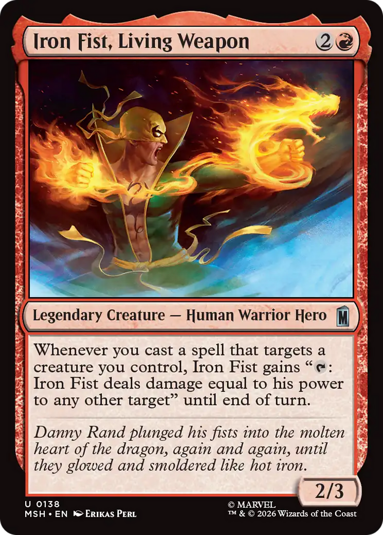 Iron Fist, Living Weapon [Marvel Super Heroes] | Empire Gaming NC