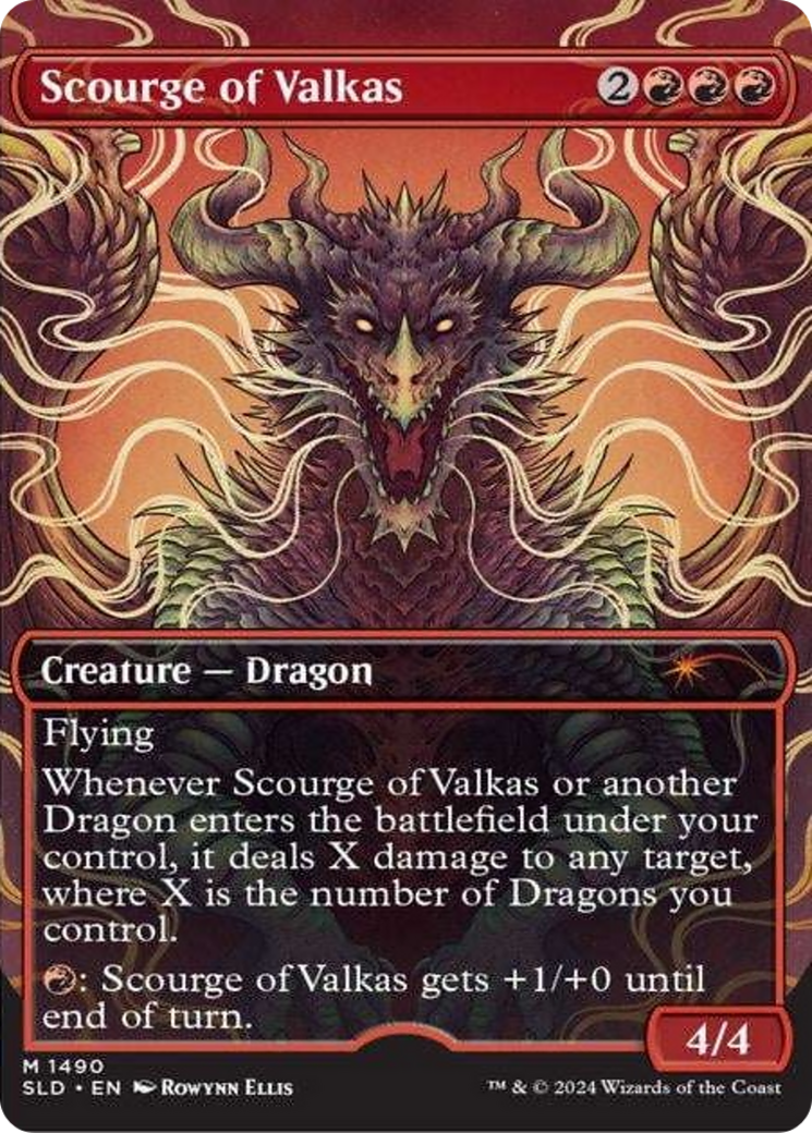 Scourge of Valkas (Rainbow Foil) [Secret Lair Drop Series] | Empire Gaming NC