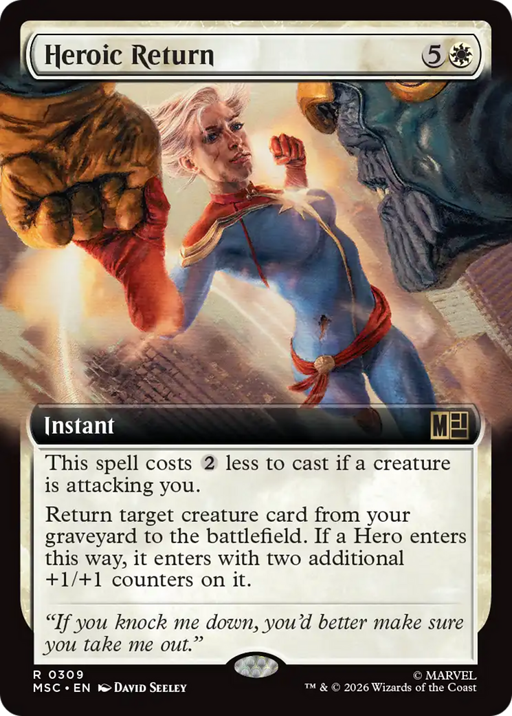 Heroic Return (Extended Art) [Marvel Super Heroes Commander] | Empire Gaming NC