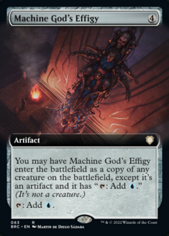 Machine God's Effigy (Extended Art) [The Brothers' War Commander] | Empire Gaming NC