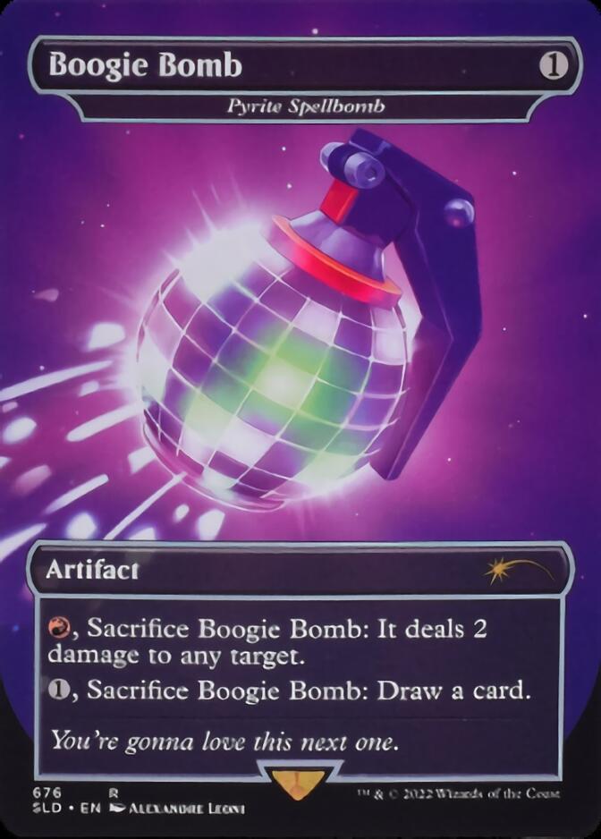 Pyrite Spellbomb - Boogie Bomb (Borderless) [Secret Lair Drop Promos] | Empire Gaming NC