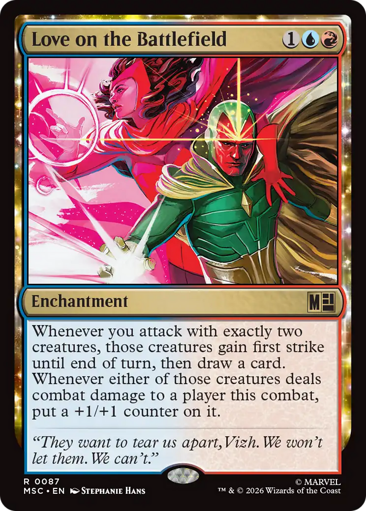 Love on the Battlefield (Surge Foil) [Marvel Super Heroes Commander] | Empire Gaming NC