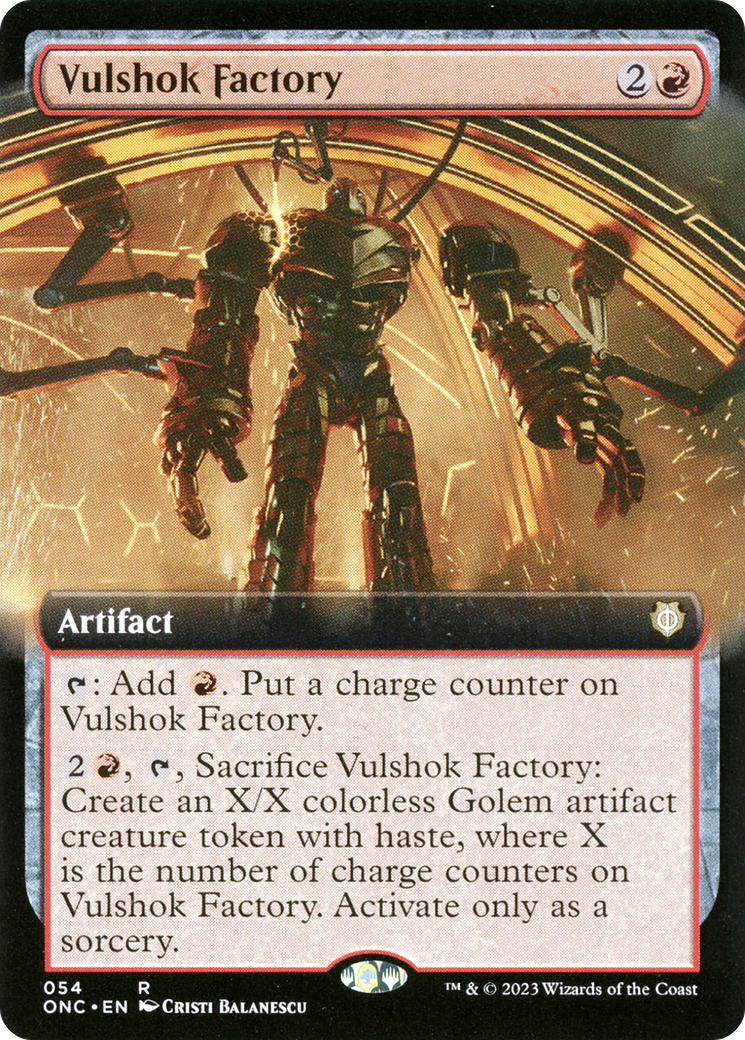 Vulshok Factory (Extended Art) [Phyrexia: All Will Be One Commander] | Empire Gaming NC