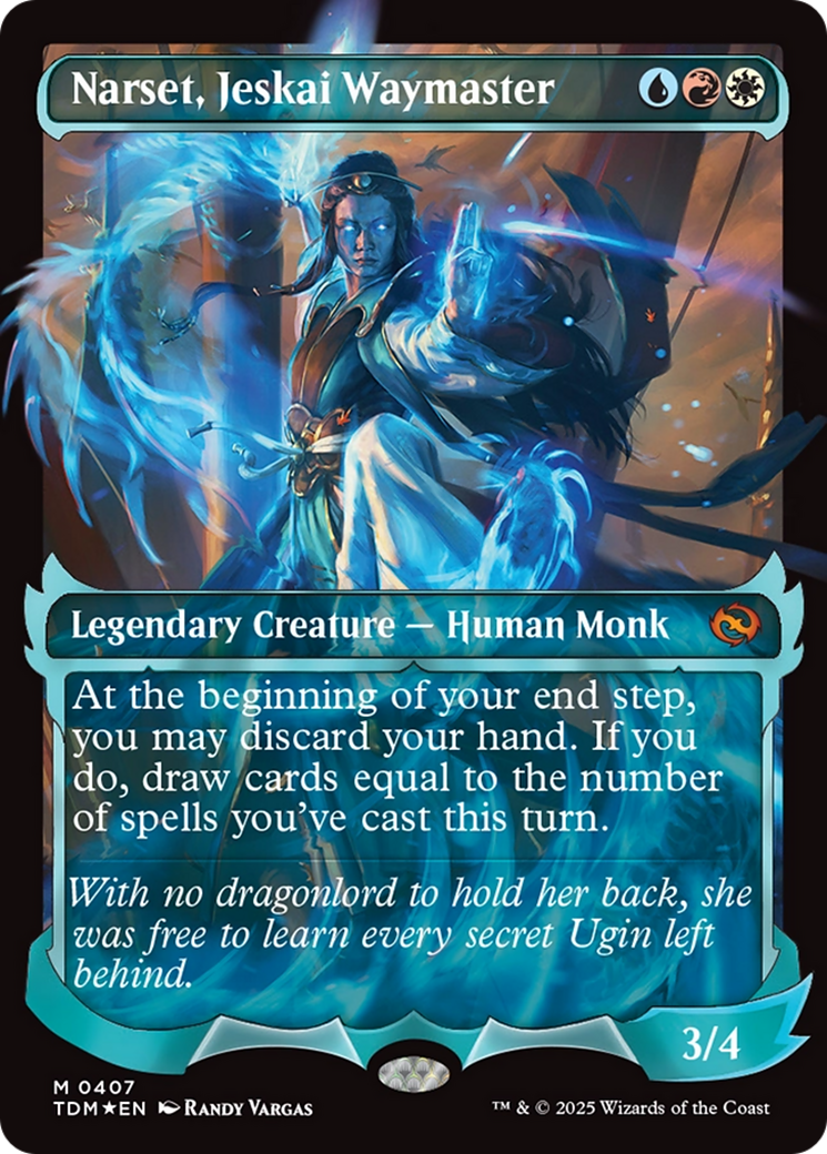 Narset, Jeskai Waymaster (Showcase) [Tarkir: Dragonstorm] | Empire Gaming NC