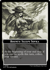 Bounty: Sleepy Sovka // Bounty Rules Double-Sided Token [Outlaws of Thunder Junction Commander Tokens] | Empire Gaming NC