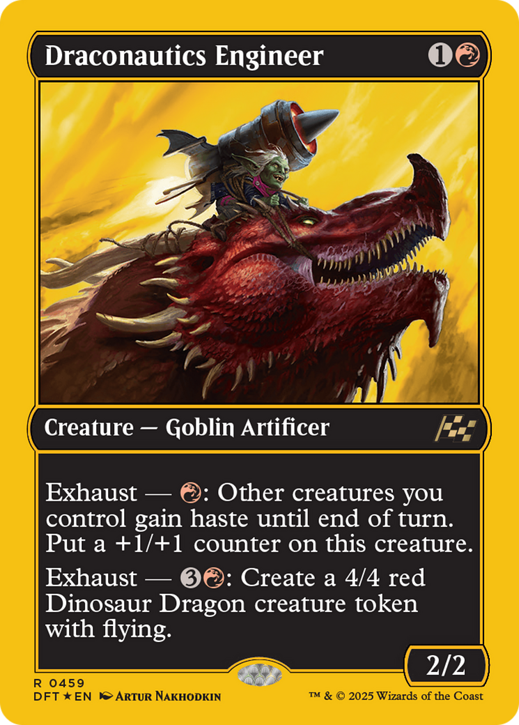 Draconautics Engineer (First-Place Foil) [Aetherdrift] | Empire Gaming NC