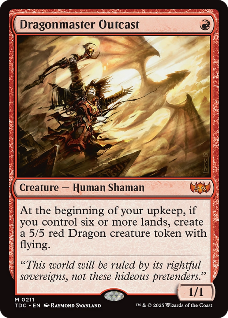 Dragonmaster Outcast [Tarkir: Dragonstorm Commander] | Empire Gaming NC