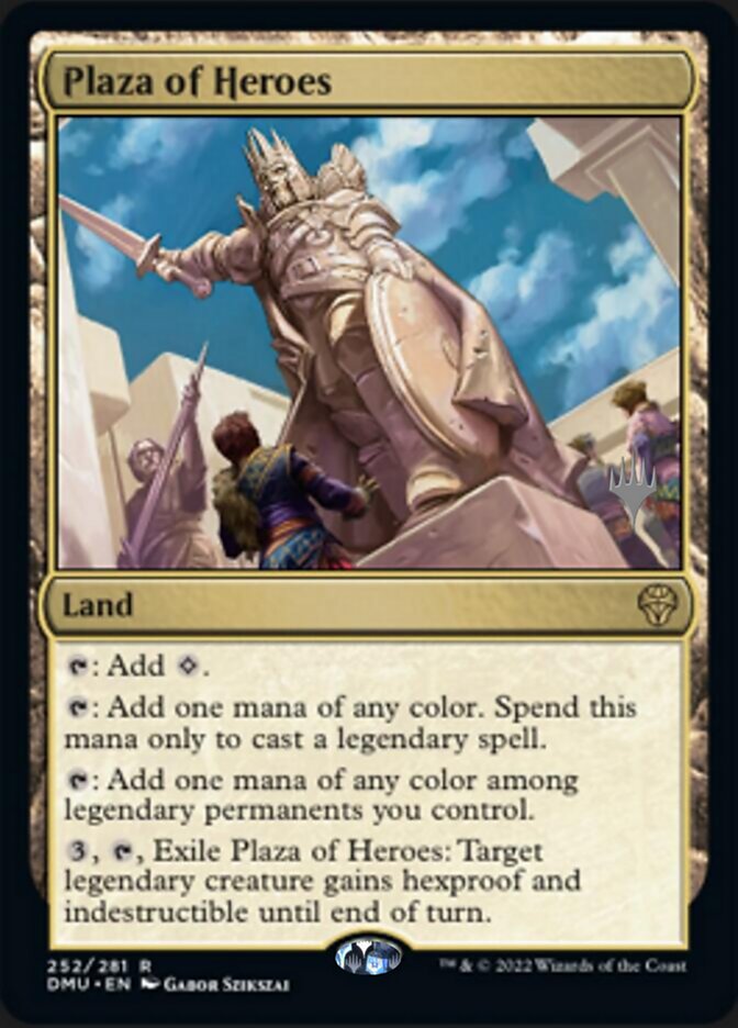 Plaza of Heroes (Promo Pack) [Dominaria United Promos] | Empire Gaming NC