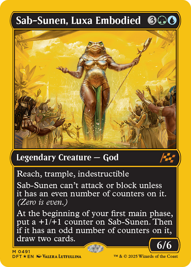 Sab-Sunen, Luxa Embodied (First-Place Foil) [Aetherdrift] | Empire Gaming NC