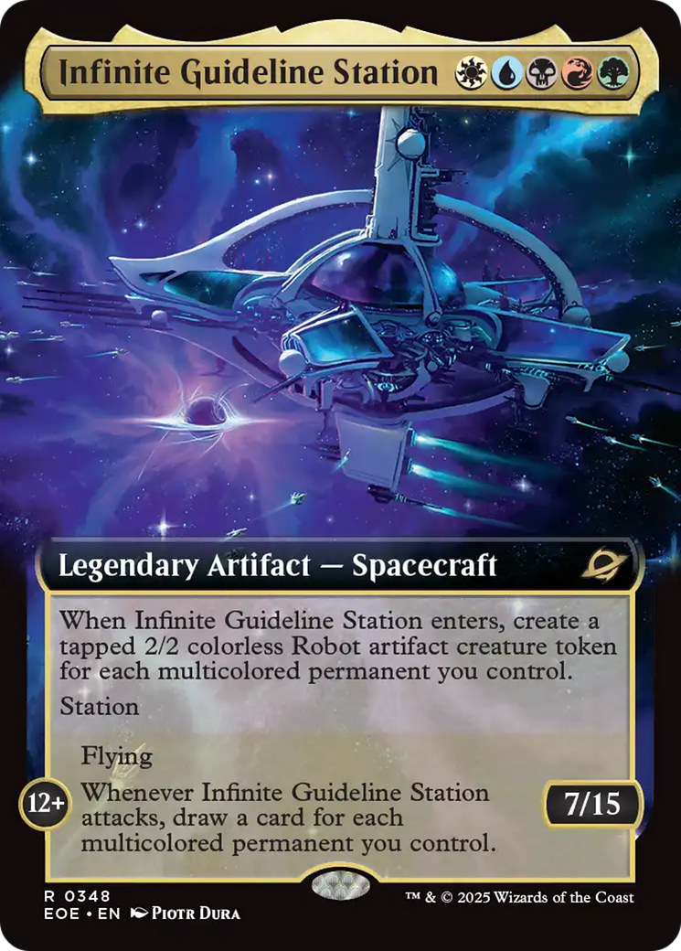 Infinite Guideline Station (Extended Art) [Edge of Eternities] | Empire Gaming NC