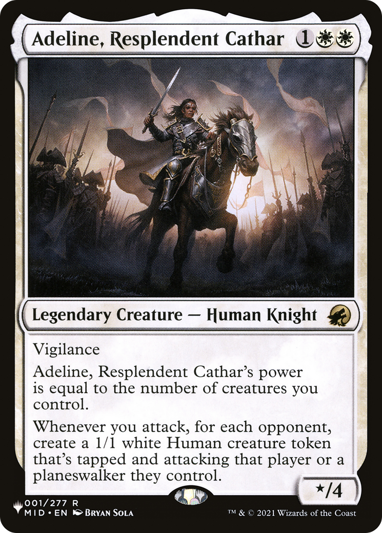 Adeline, Resplendent Cathar [The List] | Empire Gaming NC