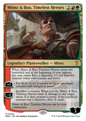 Minsc & Boo, Timeless Heroes (White Border) [Mystery Booster 2] | Empire Gaming NC