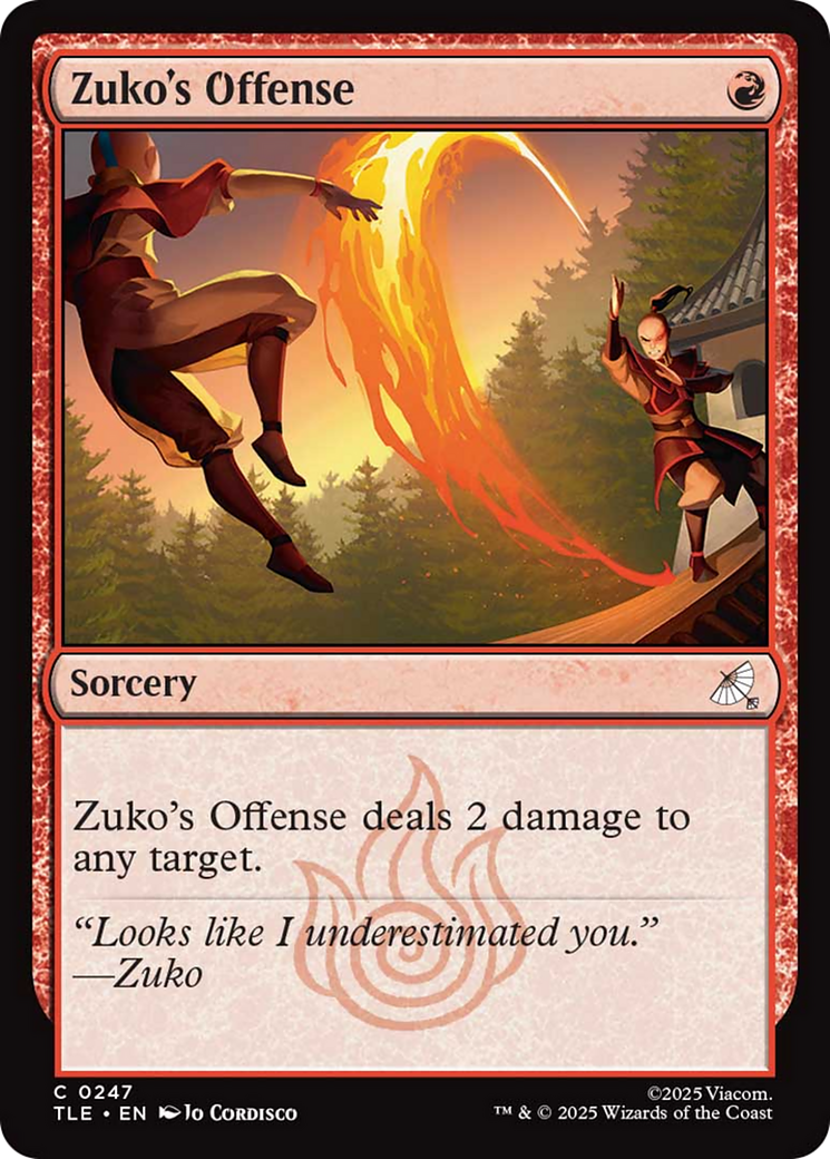 Zuko's Offense [Avatar: The Last Airbender: Eternal-Legal] | Empire Gaming NC