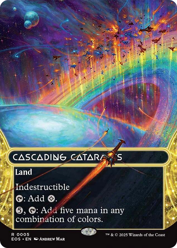 Cascading Cataracts (0005) (Borderless) [Edge of Eternities: Stellar Sights] | Empire Gaming NC