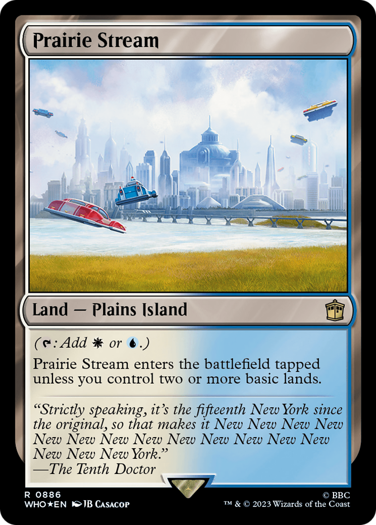 Prairie Stream (Surge Foil) [Doctor Who] | Empire Gaming NC