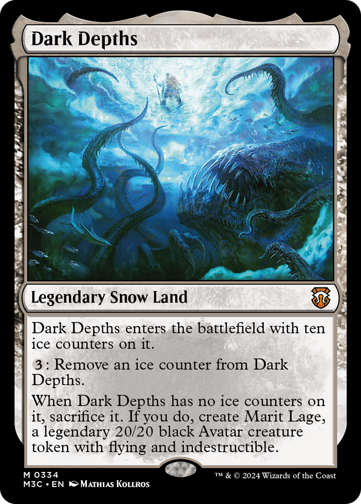 Dark Depths (Ripple Foil) [Modern Horizons 3 Commander] | Empire Gaming NC