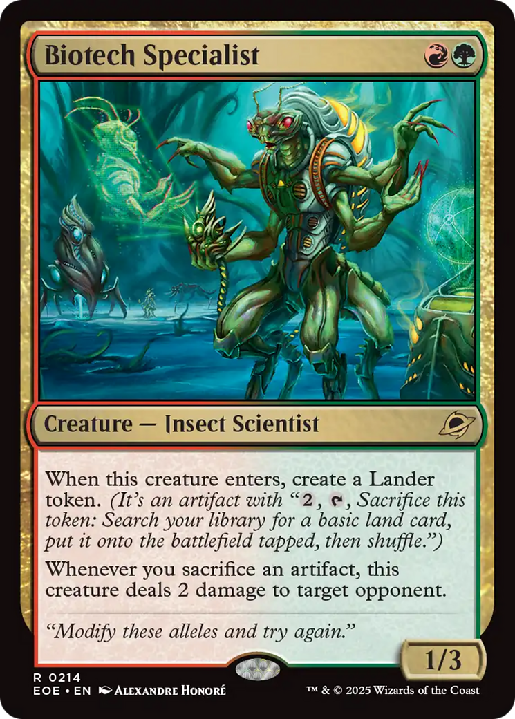 Biotech Specialist [Edge of Eternities] | Empire Gaming NC