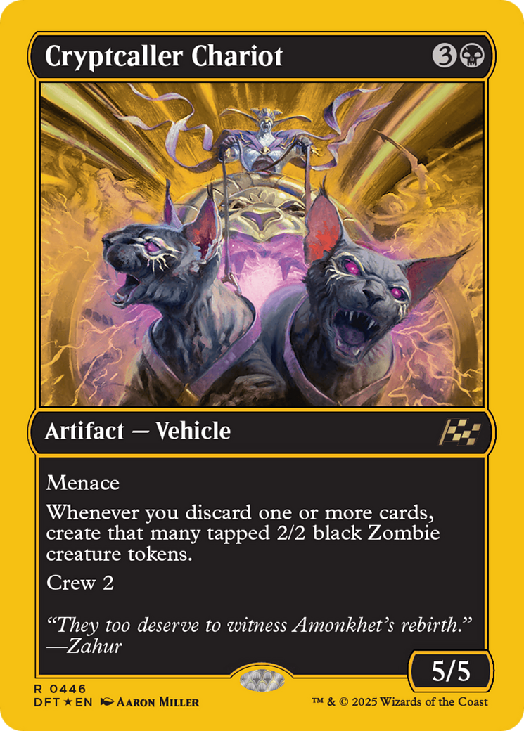 Cryptcaller Chariot (First-Place Foil) [Aetherdrift] | Empire Gaming NC