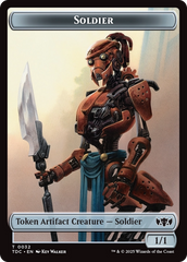 Solider (0032) // Copy Double-Sided Token [Tarkir: Dragonstorm Commander Tokens] | Empire Gaming NC
