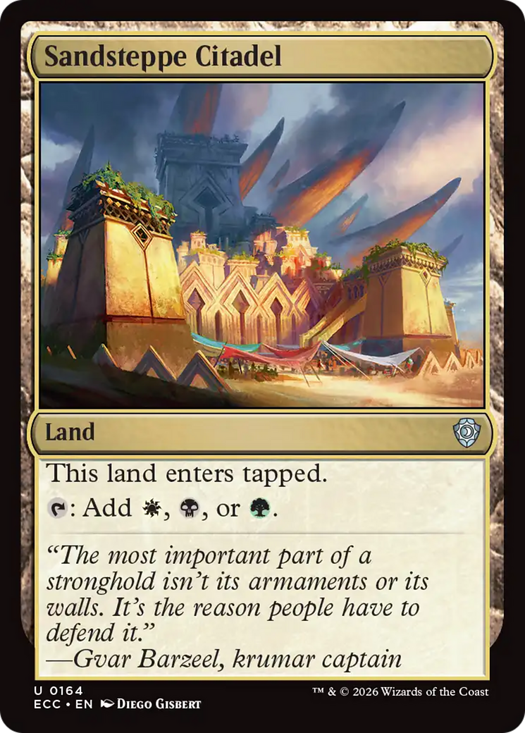 Sandsteppe Citadel [Lorwyn Eclipsed Commander] | Empire Gaming NC