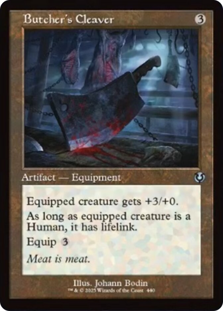 Butcher's Cleaver (Retro Frame) [Innistrad Remastered] | Empire Gaming NC