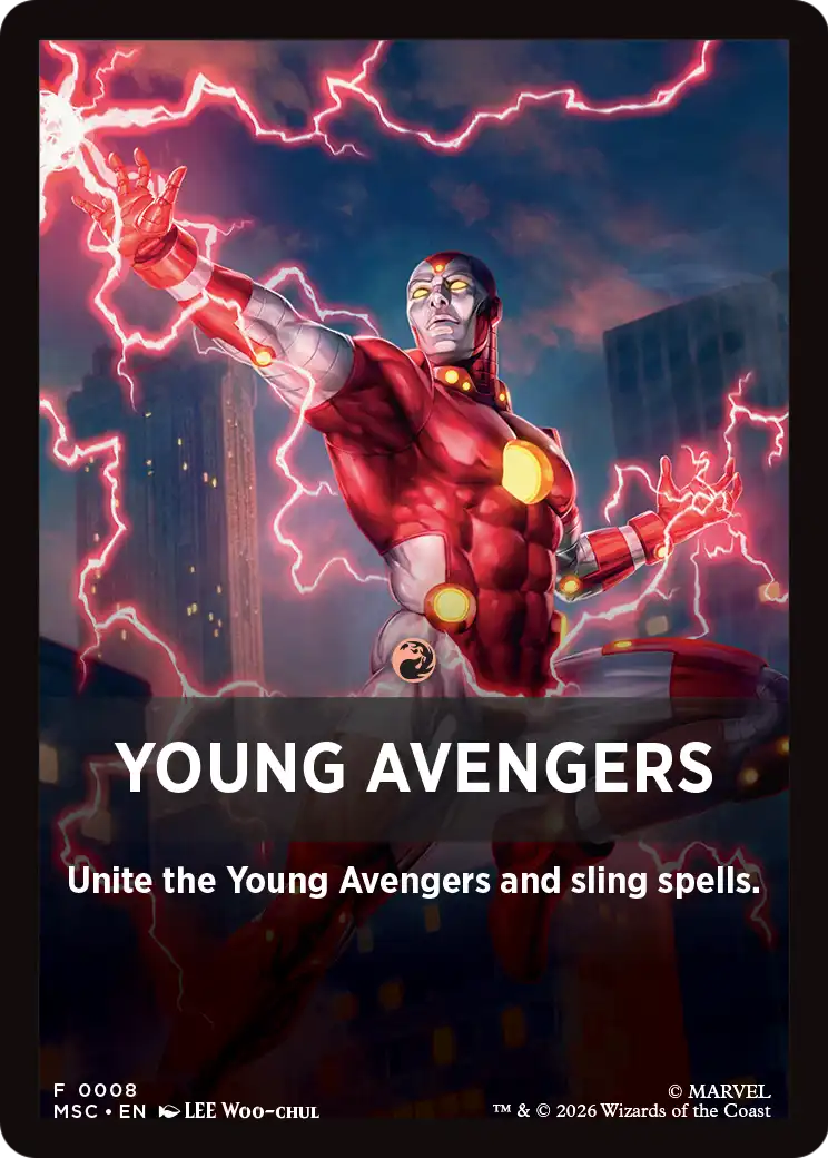Young Avengers Theme Card (0008) [Marvel Super Heroes Commander] | Empire Gaming NC