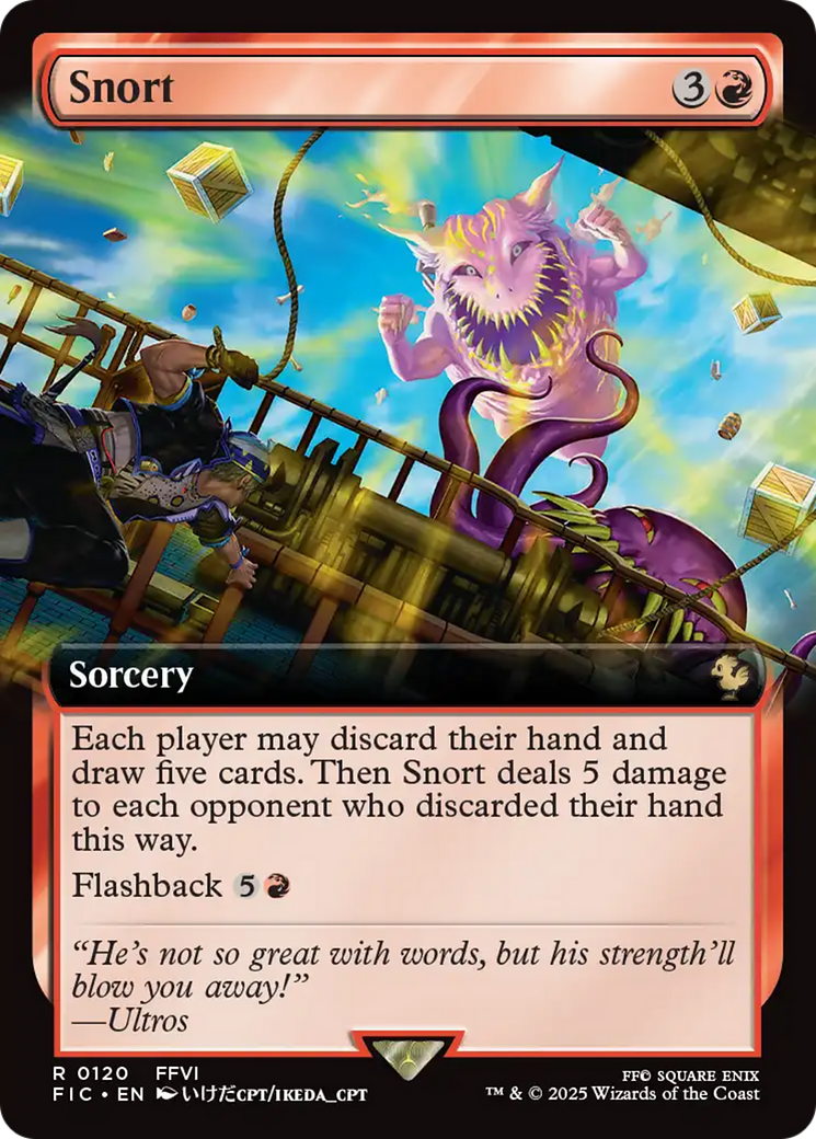 Snort (Extended Art) [FINAL FANTASY Commander] | Empire Gaming NC