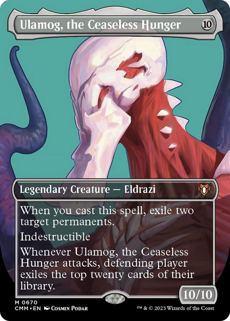 Ulamog, the Ceaseless Hunger (Borderless Profile) [Commander Masters] | Empire Gaming NC