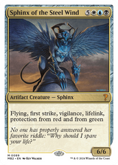 Sphinx of the Steel Wind (White Border) [Mystery Booster 2] | Empire Gaming NC