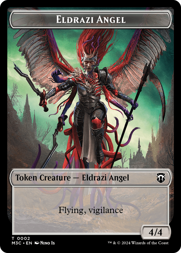 Eldrazi Angel // Copy Double-Sided Token [Modern Horizons 3 Commander Tokens] | Empire Gaming NC