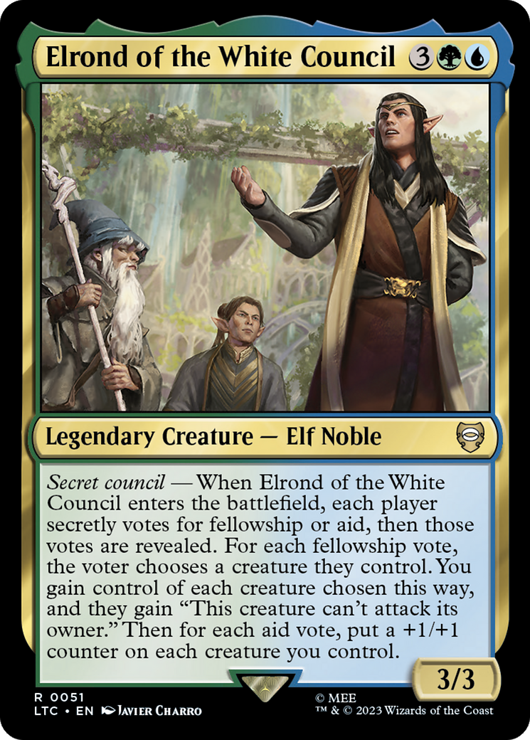 Elrond of the White Council [The Lord of the Rings: Tales of Middle-Earth Commander] | Empire Gaming NC