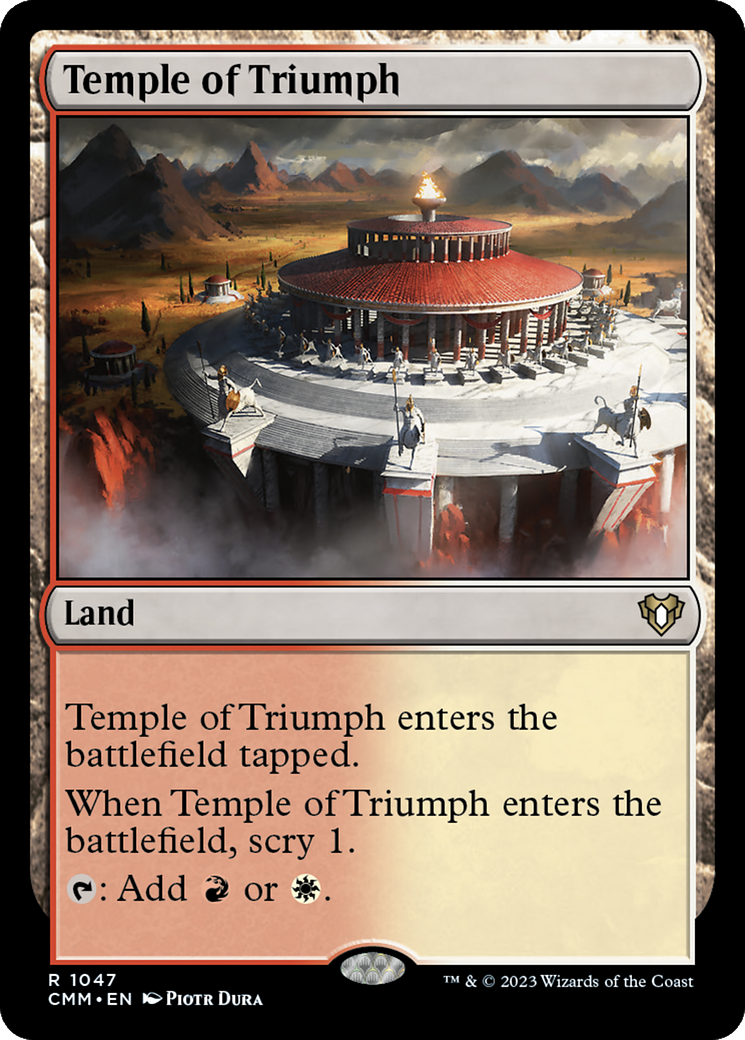 Temple of Triumph [Commander Masters] | Empire Gaming NC